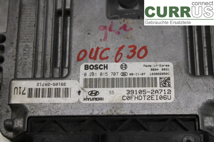 HYUNDAI i30   07-12 Engine Control Unit (ECU)  1.6CRDi/HU47