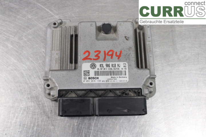 VW CADDY  11-15 Engine Control Unit (ECU)  2.0TDi/CFHF