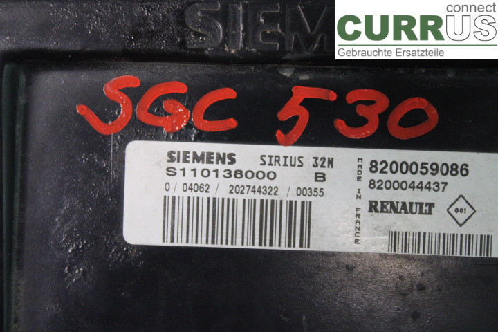RENAULT CLIO II    01-08 Engine Control Unit (ECU)  1.4i/K7J-700
