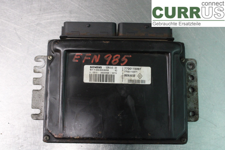 RENAULT CLIO II    99-01 Engine Control Unit (ECU)  1.4i/E7J-634