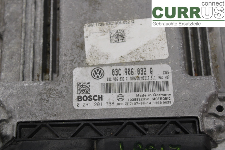 VW GOLF V      04-09 Engine Control Unit (ECU)  1.4TSi/BMY