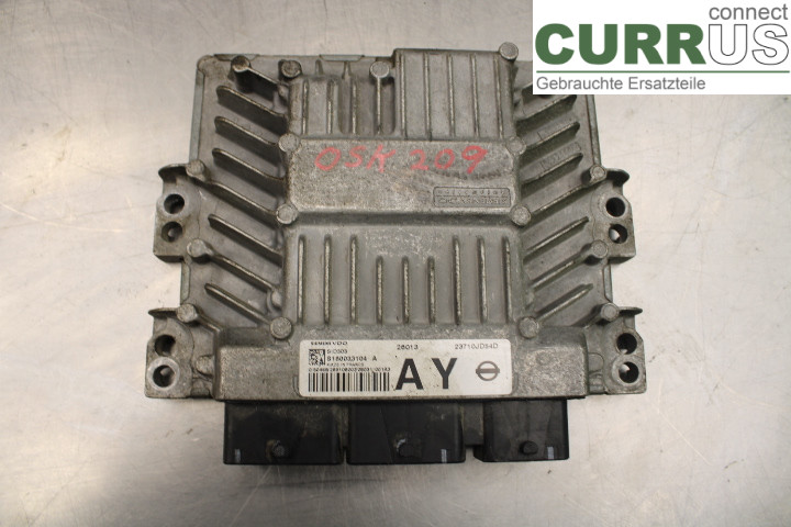 NISSAN QASHQAI 07-10 Engine Control Unit (ECU) S180033104A
1.5DCi/K9K