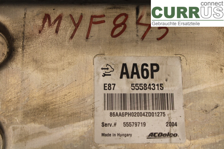 OPEL ASTRA  J    10-15 Engine Control Unit (ECU) 55579719 1.7/A17DTS