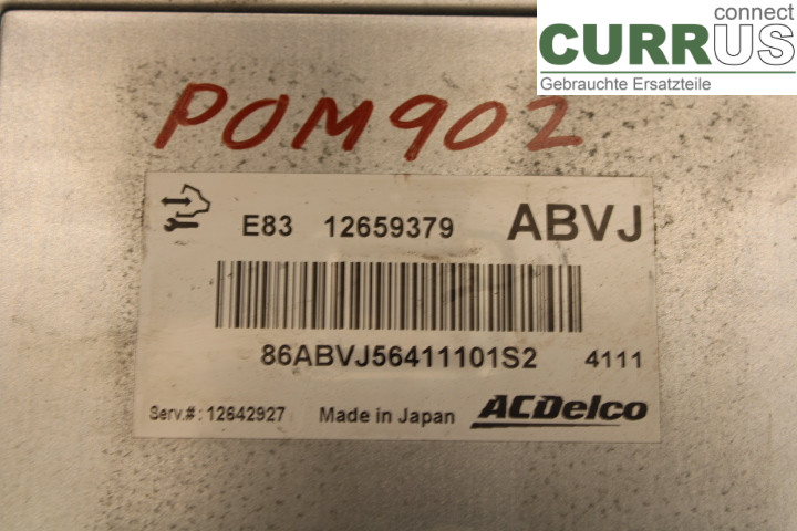 OPEL ASTRA  J    10-15 Engine Control Unit (ECU) 8200512582 1.6/A16XER