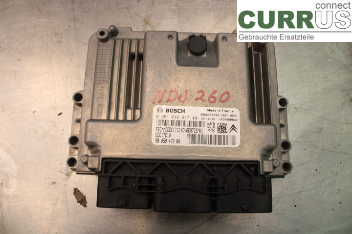 PEUGEOT PARTNER   08-15 Engine Control Unit (ECU) 966729580 1.6HDi/9HF