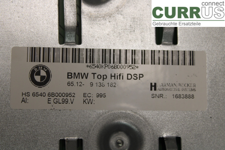 BMW 5 E60/61 Sed/Tou 02-10 Radio CD / multimediepanel  3.0d/M57-TUD30