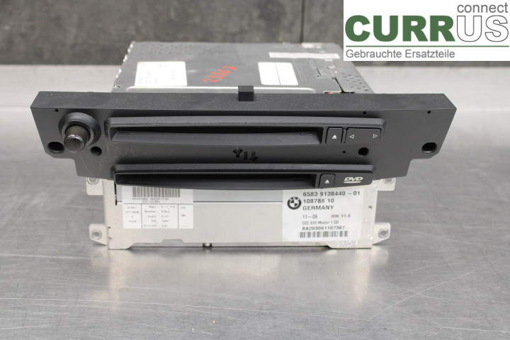 BMW 5 E60/61 Sed/Tou 02-10 Radio CD / multimediepanel  3.0d/M57-TUD30
