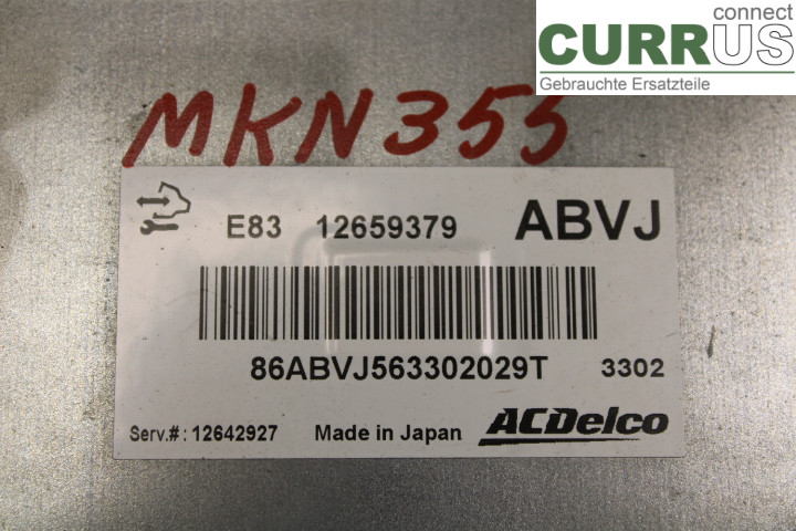 OPEL ASTRA  J    10-15 Engine Control Unit (ECU)  1.6/A16XER
