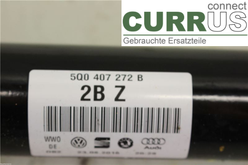 VW GOLF / E-GOLF VII   13-20 Getriebeteile 5Q0407272B 1.2 TSI CYVB