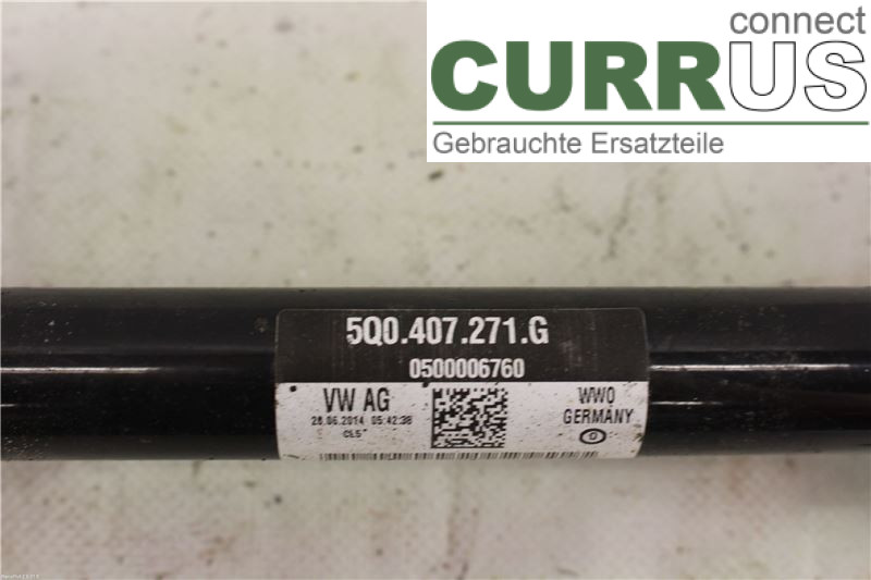 VW GOLF SPORTSVAN 15-20 Front axle assembly (4WD) 5Q0407761DX 1.4TSI CZDA