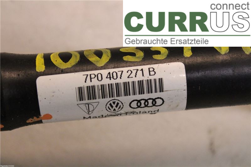 VW TOUAREG 7P  11-18 Front axle assembly (4WD) 7P0407271CX 