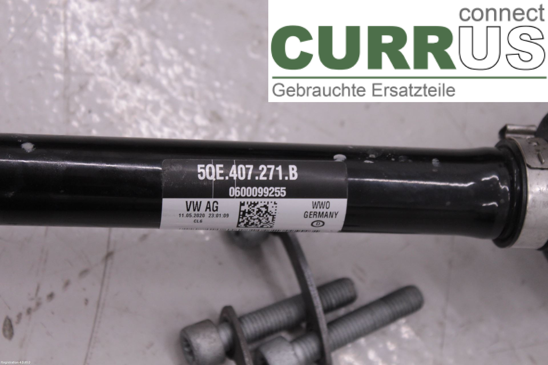 VW GOLF / E-GOLF VII   13-20 Front axle assembly (4WD) 5Q0407761X EBSA