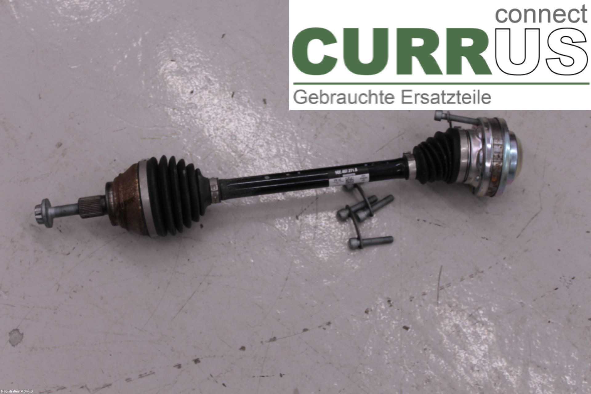 VW GOLF / E-GOLF VII   13-20 Front axle assembly (4WD) 5Q0407761X EBSA