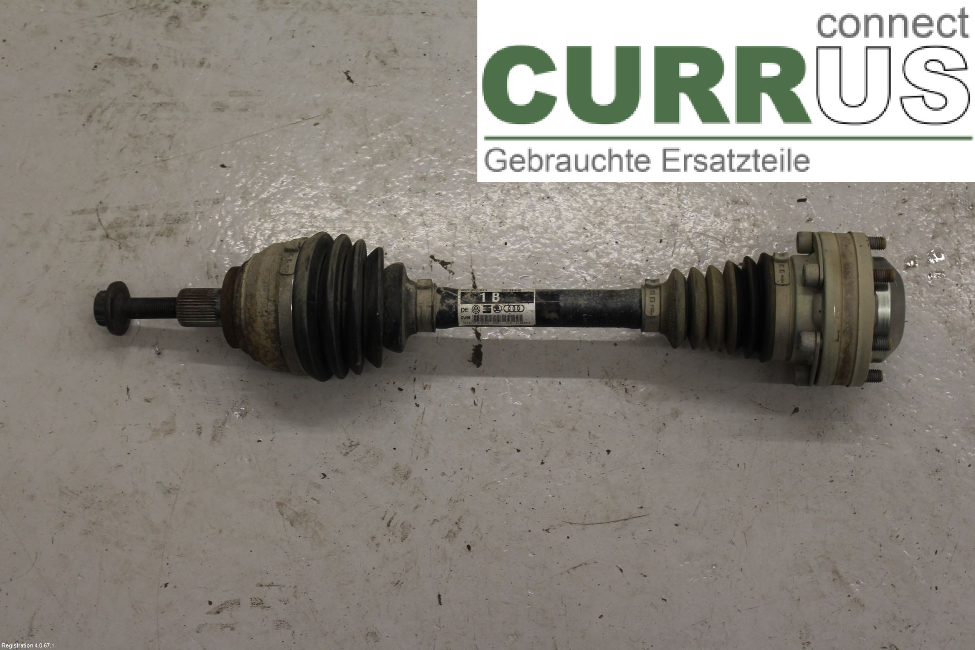 VW CADDY 16-20 Front axle assembly (4WD) 3AA407451X DFSE