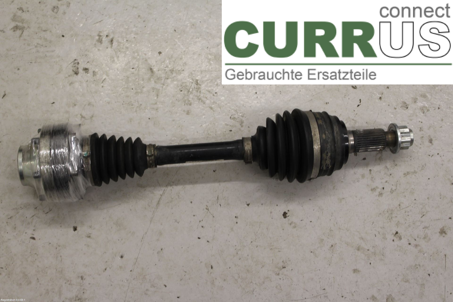 VW TOUAREG 7P  11-18 Front axle assembly (4WD) 7P0407271CX CVWA