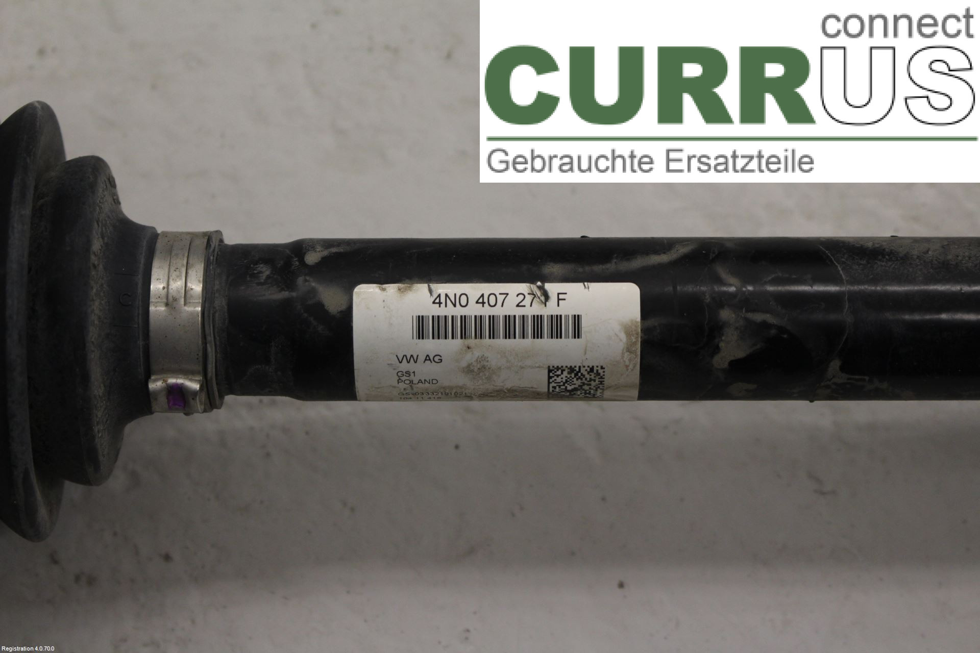 AUDI A6 F2/C8  19- Forakselsamling - 4WD 4N0407271F DFBA