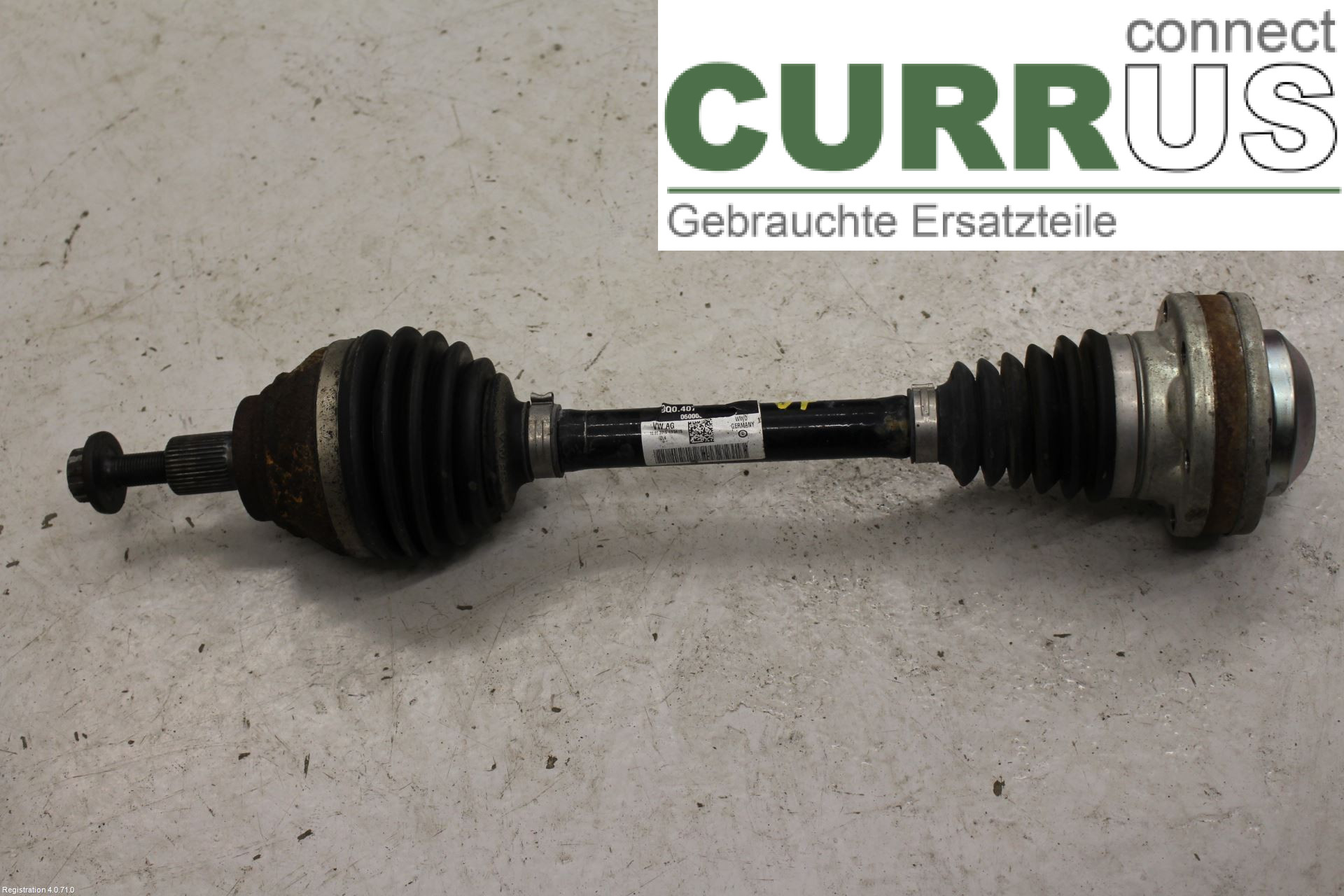 VW PASSAT  15-19 Front axle assembly (4WD) 3Q0407761HX CRLB