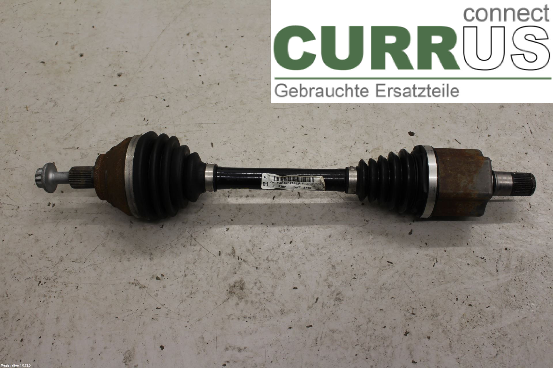 VW GOLF / E-GOLF VII 13-20 Front axle assembly (4WD) 5Q0407763EX DJGA