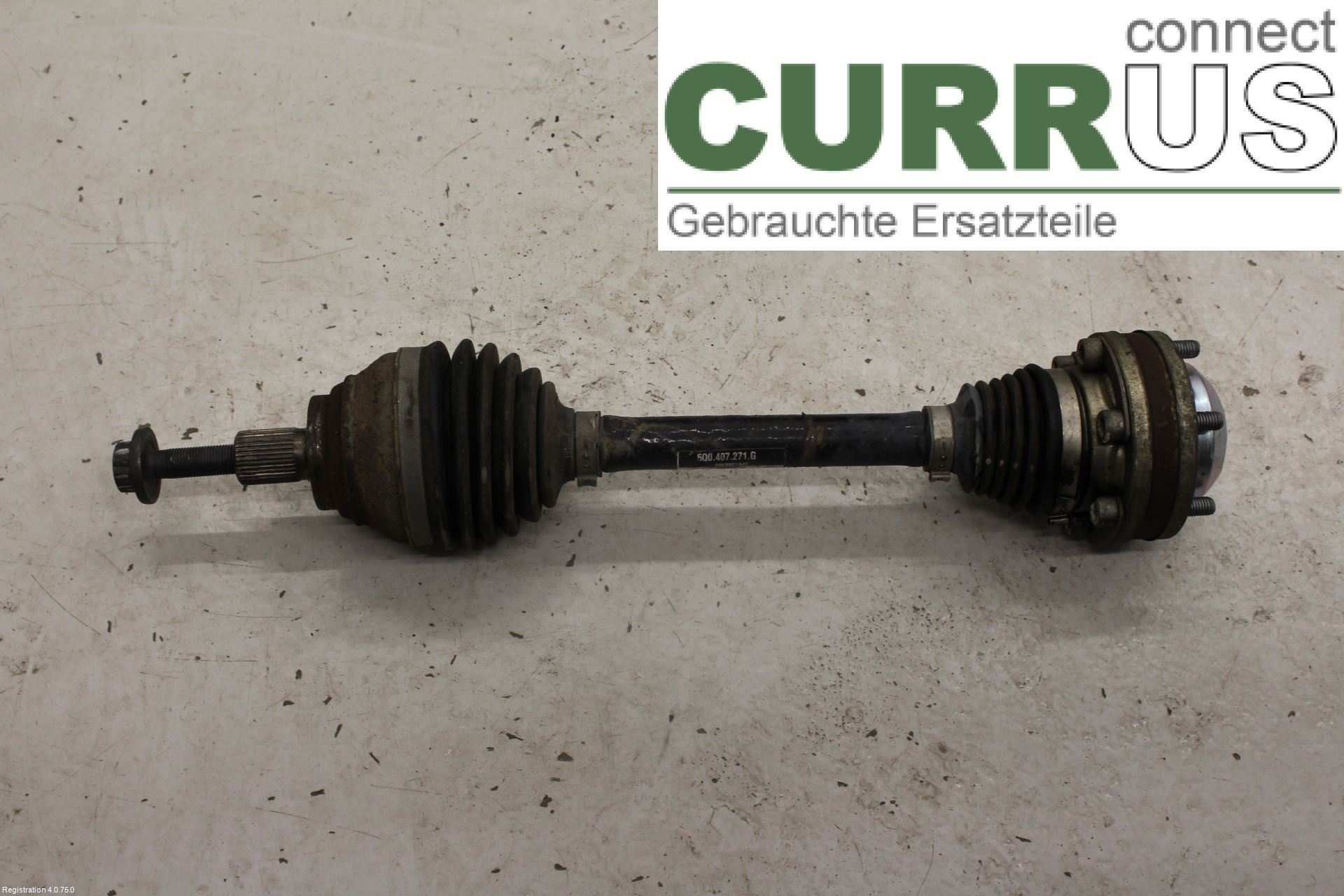SKODA OCTAVIA  13-20 Front axle assembly (4WD) 5Q0407761DX CJSA