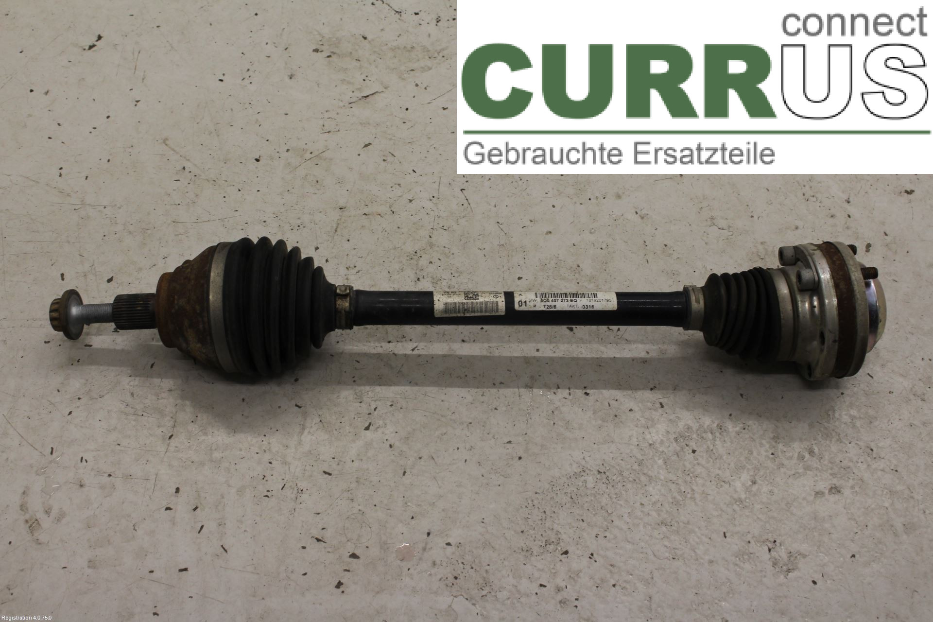 VW GOLF / E-GOLF VII 13-20 Pièces de transmission 5Q0407452X DCYA