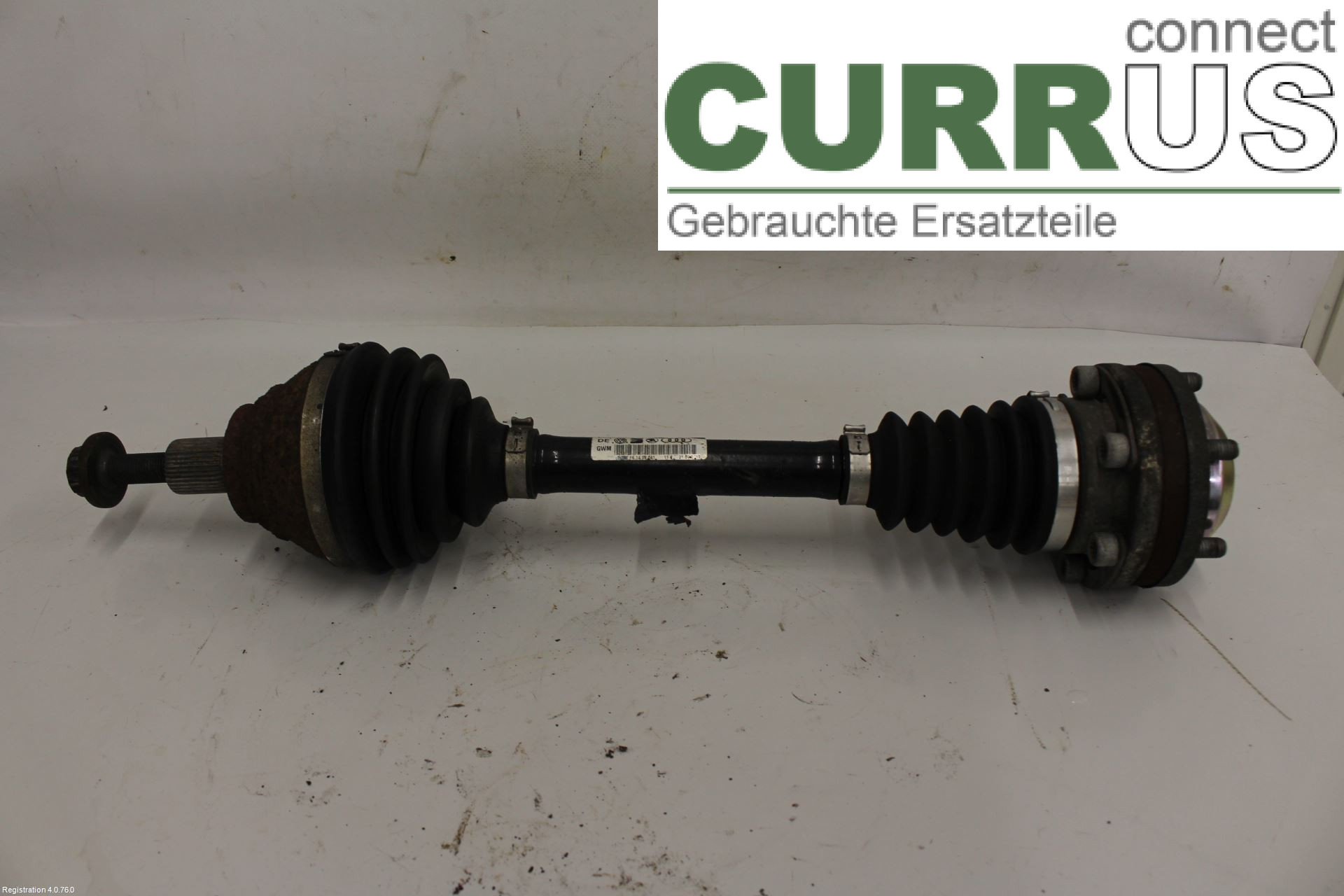 VW PASSAT  11-14 Front axle assembly (4WD) 3C0407271S CFGB