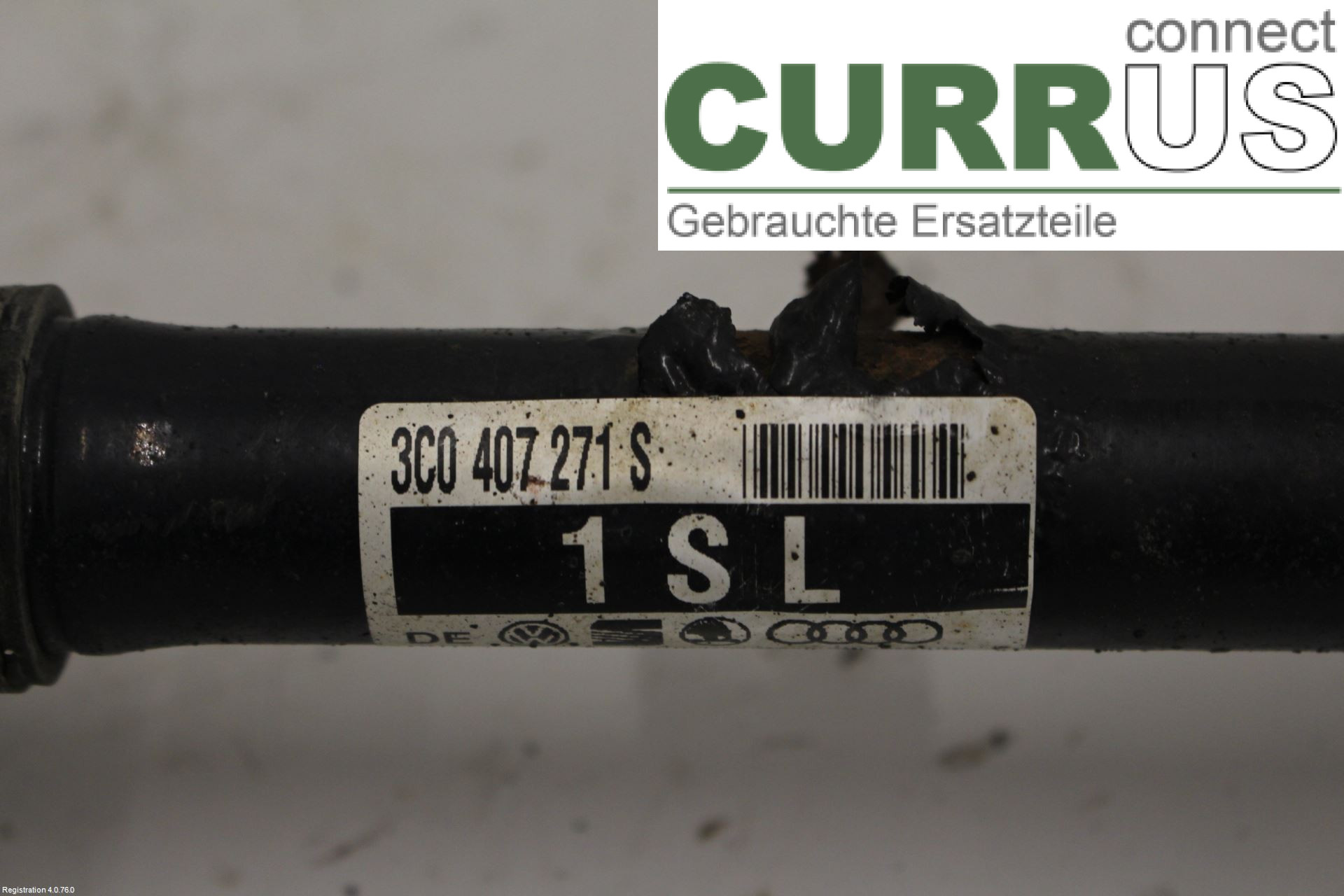 VW PASSAT  11-14 Front axle assembly (4WD) 3C0407271S CFGB