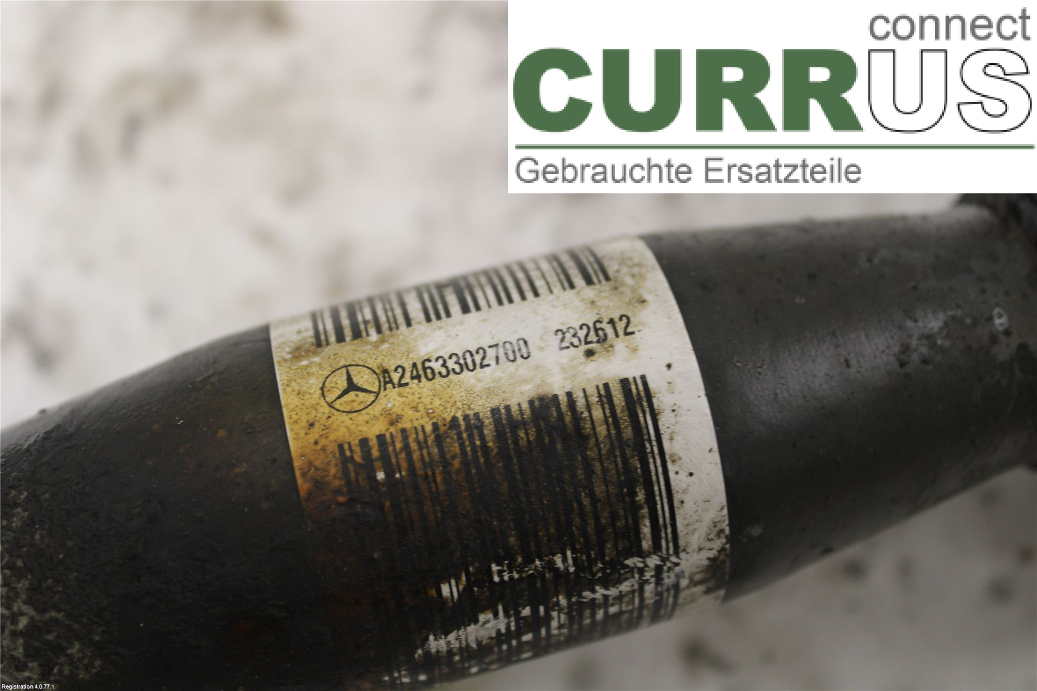 MB B-KLASS (W246/W242)  12-19 Front axle assembly (4WD) A2463302700 M270.910