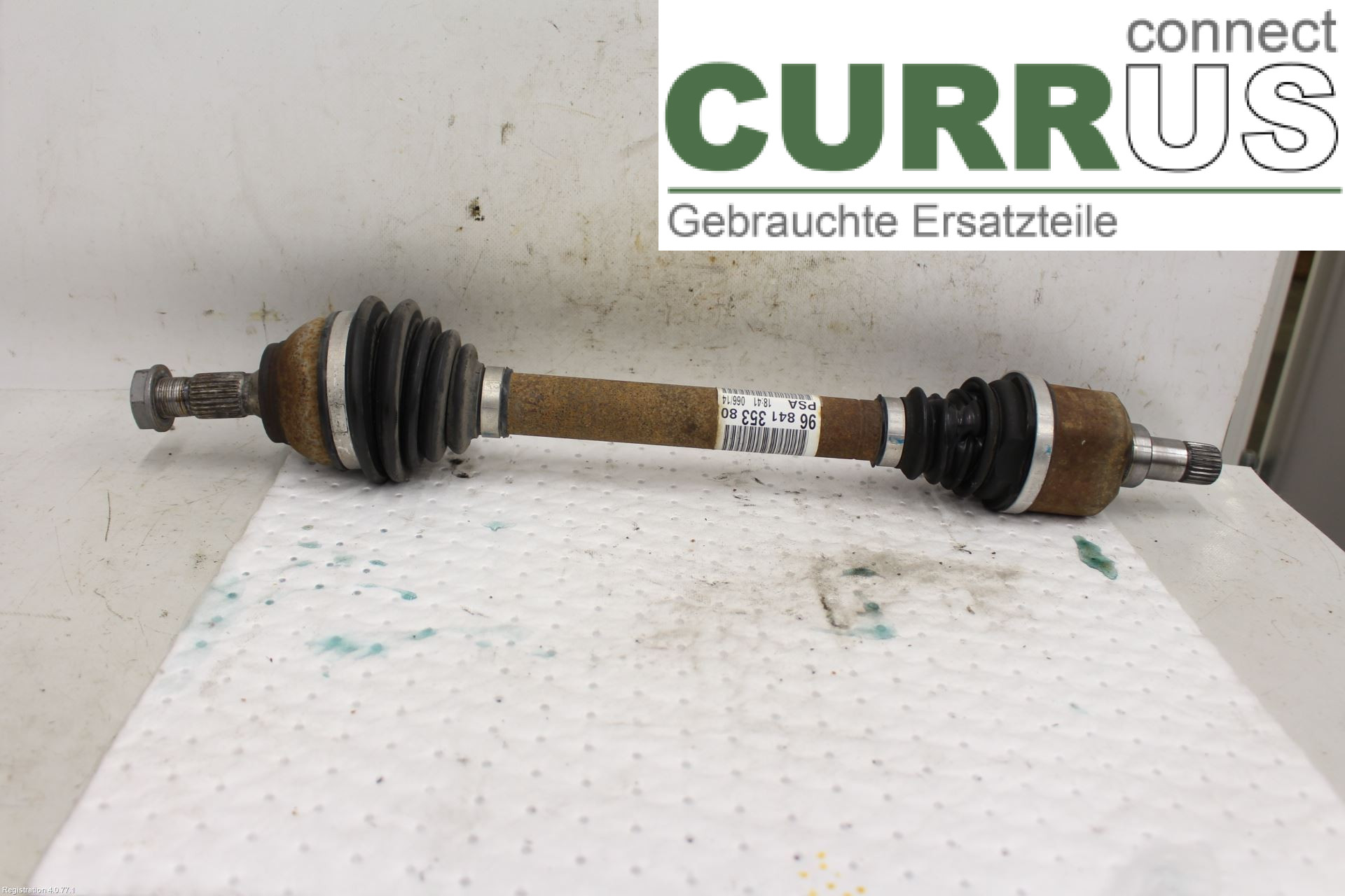PEUGEOT 2008   13-20 Front axle assembly (4WD) 3272PZ 9HP