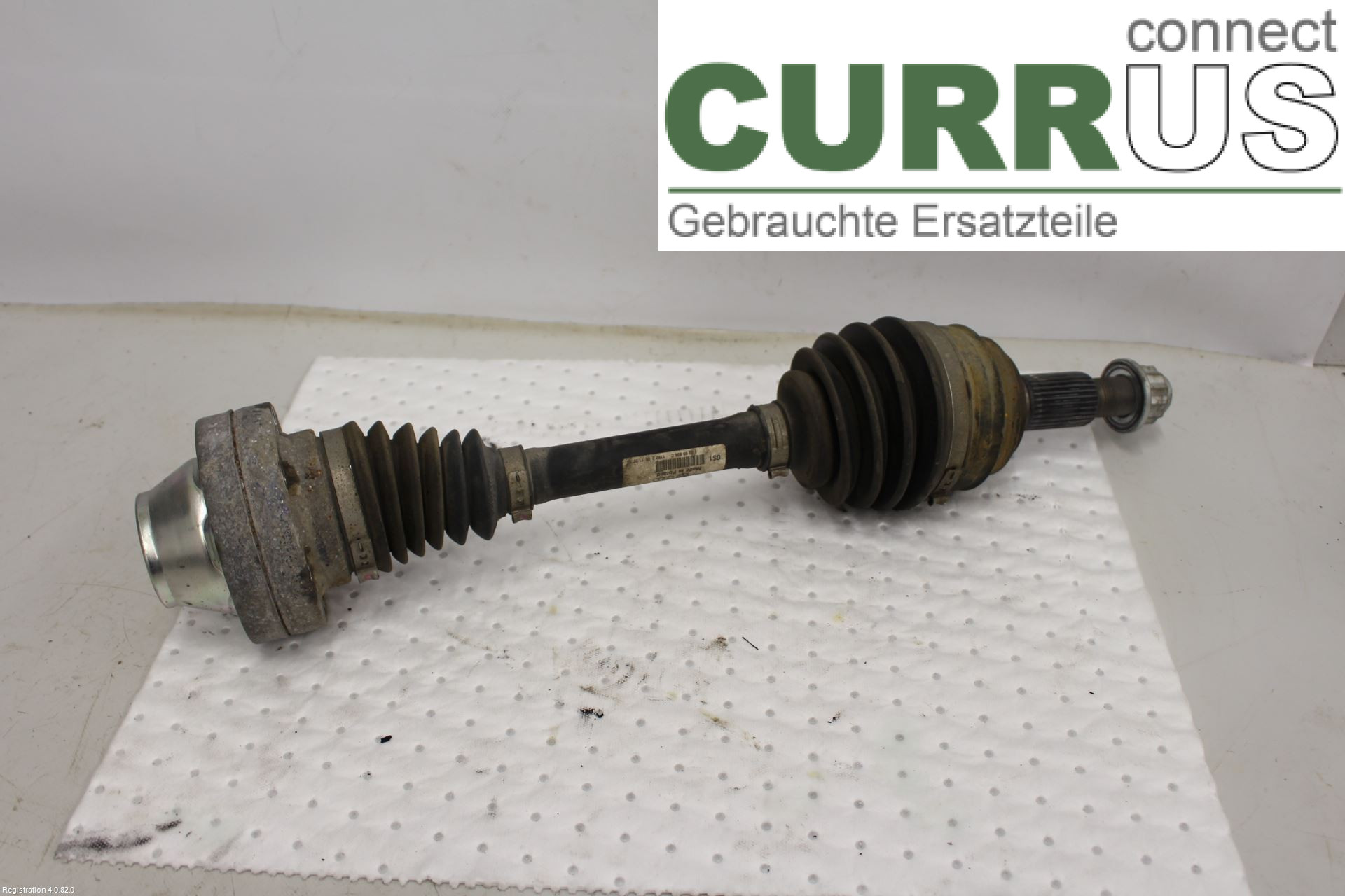 VW TOUAREG 7P  11-18 Front axle assembly (4WD) 7P0407271CX CVWA