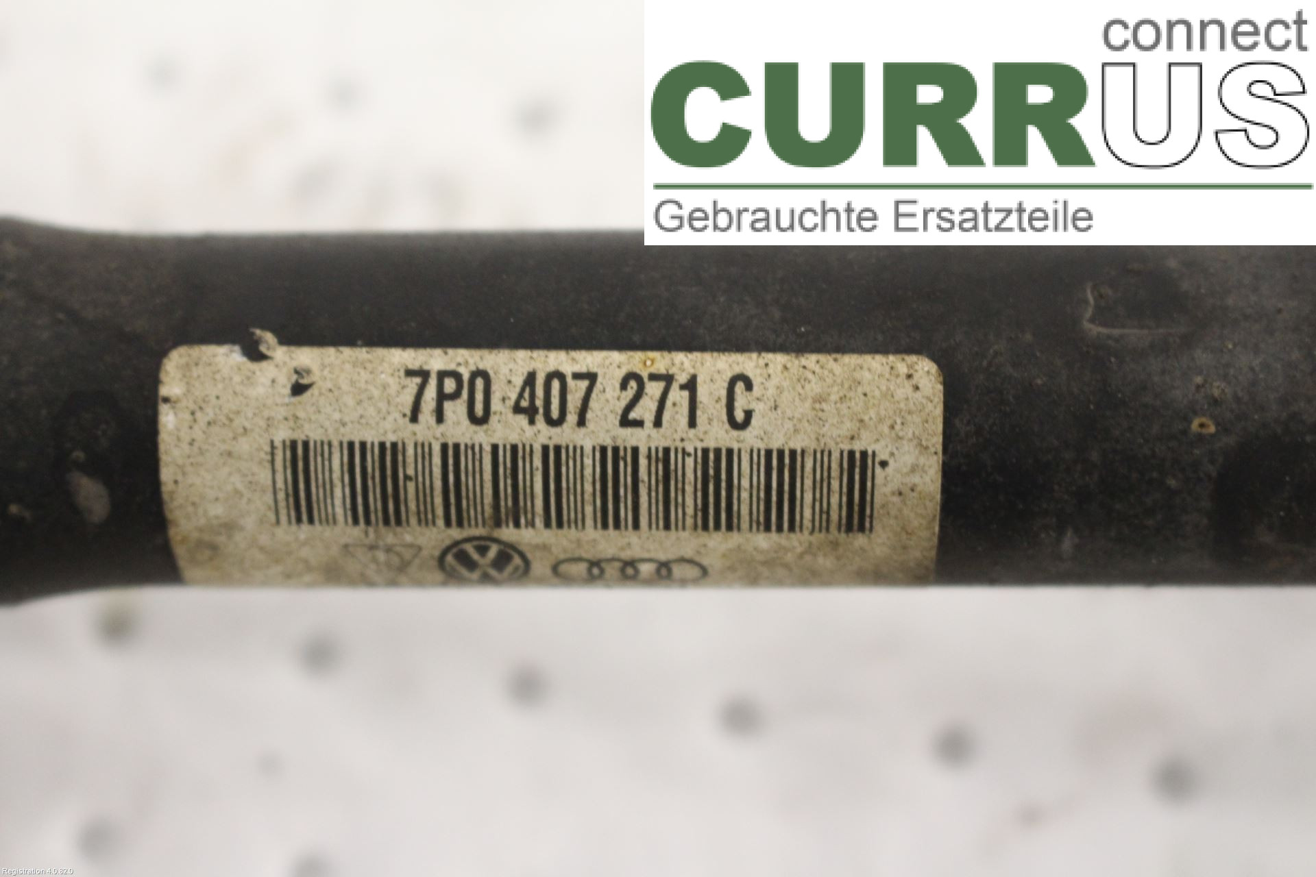 VW TOUAREG 7P  11-18 Front axle assembly (4WD) 7P0407271CX CVWA