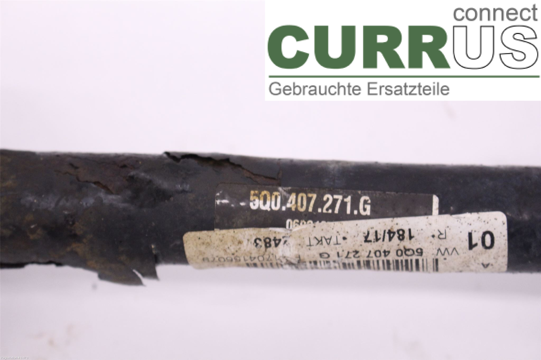 VW GOLF / E-GOLF VII   13-20 Front axle assembly (4WD) 5Q0407761DX CZDA