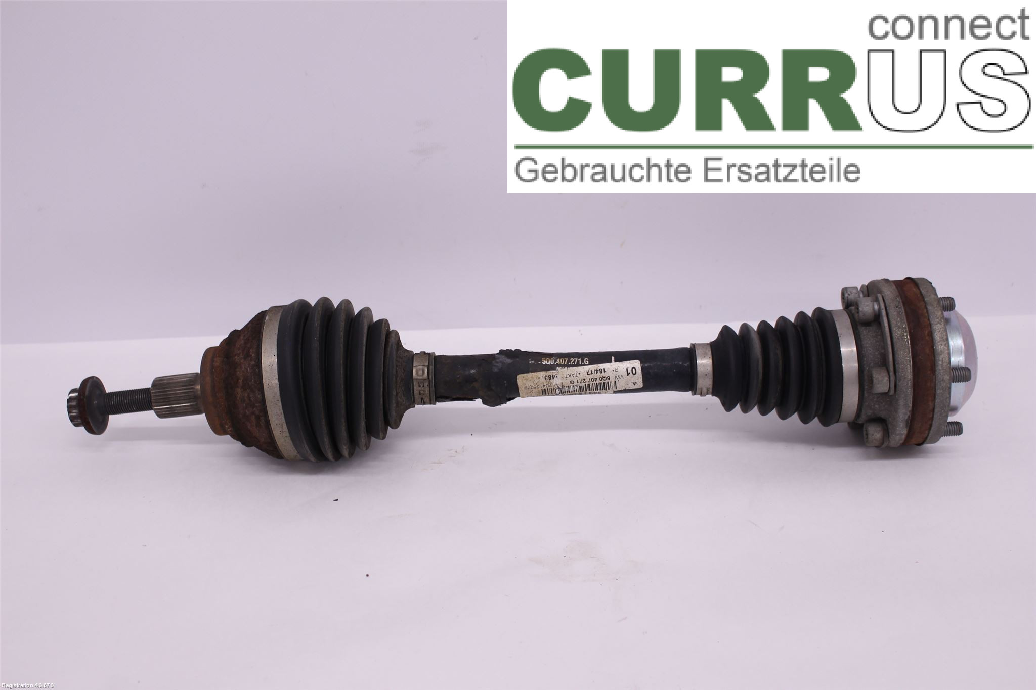 VW GOLF / E-GOLF VII   13-20 Front axle assembly (4WD) 5Q0407761DX CZDA