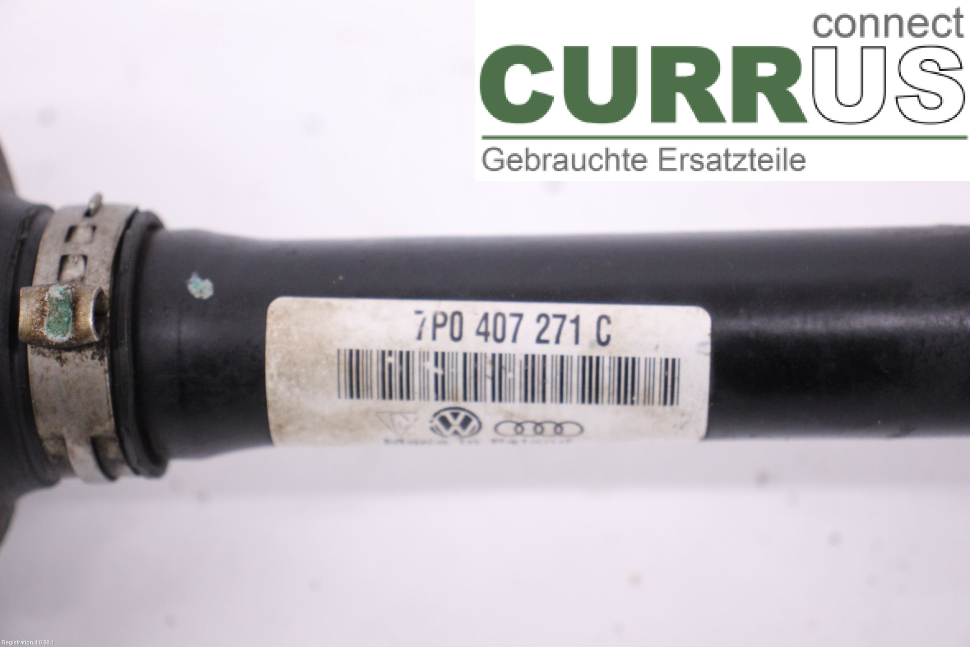 VW TOUAREG 7P  11-18 Front axle assembly (4WD) 7P0407271C CVWA