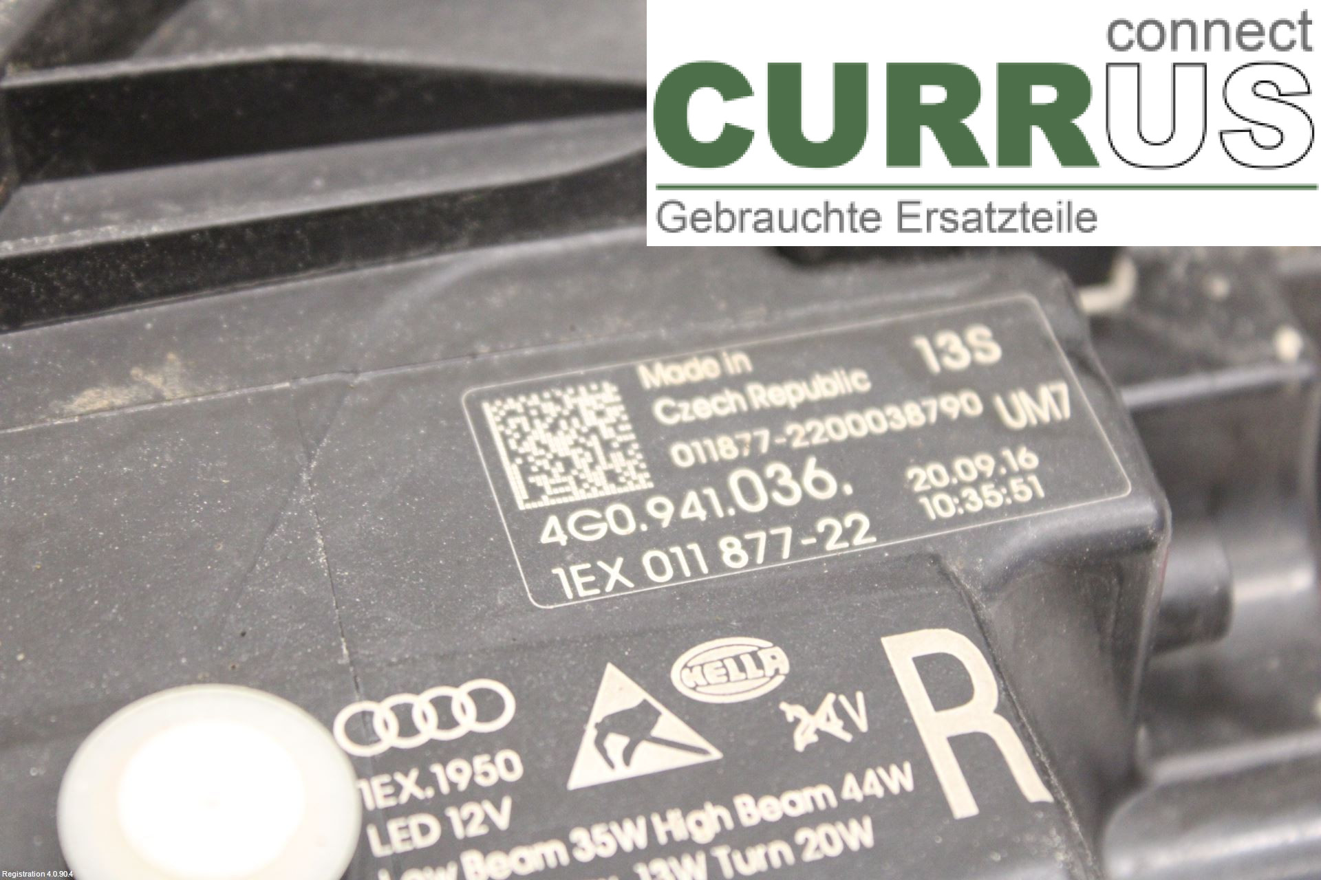 AUDI A6 ALLROAD 4G  12-18 Manual gearbox (5-speed) 4G0 941 784 CVUA