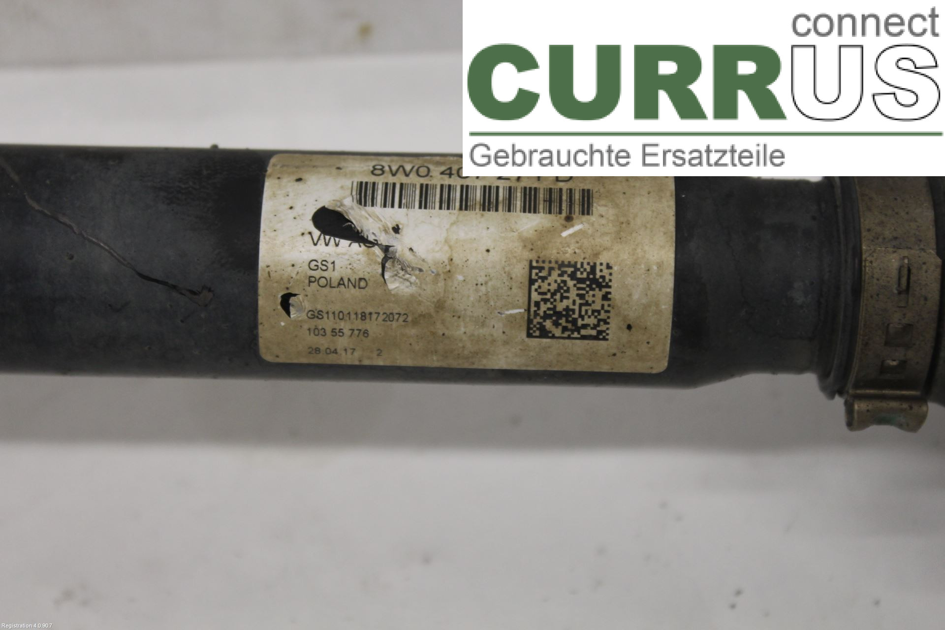 AUDI A4/S4  B9 16-19 Transmission parts 8W0407271L DETA