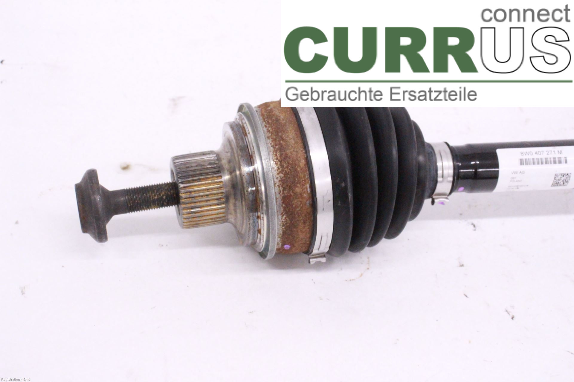 AUDI A4/S4 B9 20- Front axle assembly (4WD) 8W0407271M DMSA