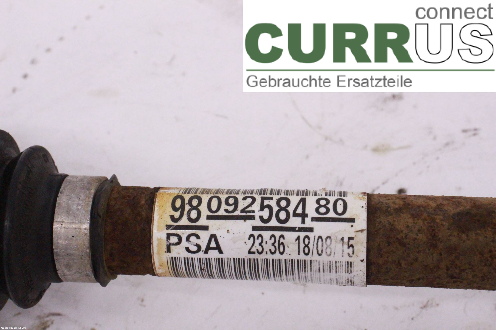 CITROEN C4 II  11-18 Forakselsamling - 4WD 9809258480 HNY