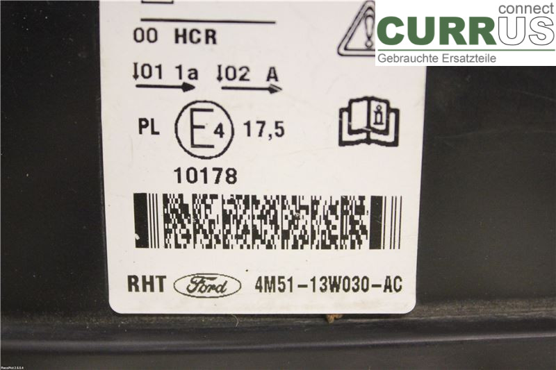FORD FOCUS     04-07 Manuel gearkasse 4-trins 4M51-13099-AD Q7DA 1.8 Flex