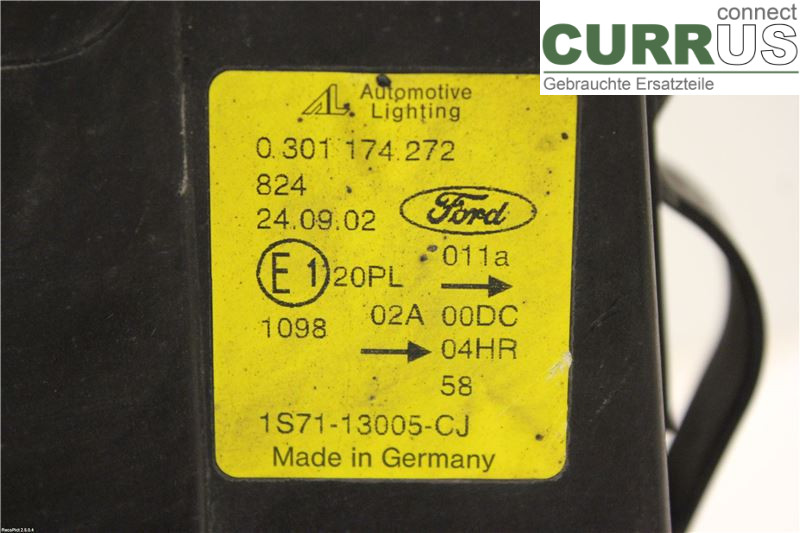 FORD MONDEO     01-06 Manual gearbox (5-speed) 1S71-13005-UF MEBA 3.0 V6