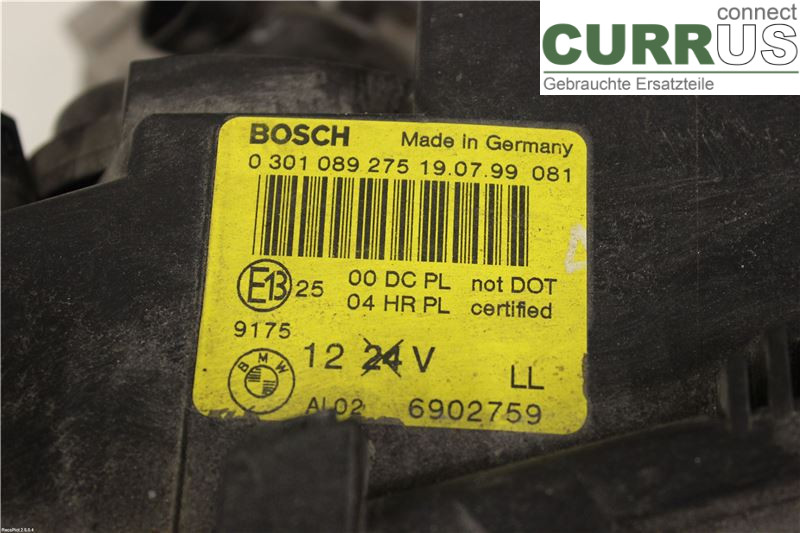 BMW 3 E46 98-05 Manual gearbox (4-speed) 63 12 6 902 745 M52-TUB28 328i