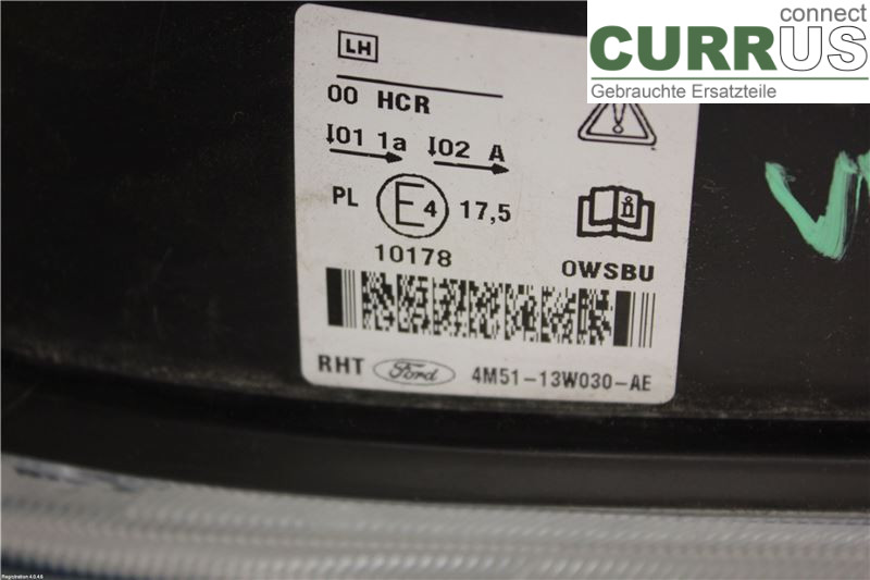 FORD FOCUS     04-07 Manuel gearkasse 4-trins  G8DB 1.6 TDCI