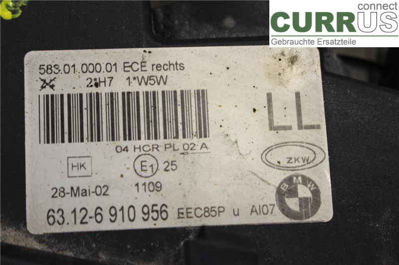 BMW 3 E46 98-05 Manual gearbox (5-speed) 63126910956