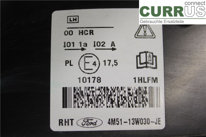 FORD FOCUS     04-07 Manuel gearkasse 4-trins  Q7DA