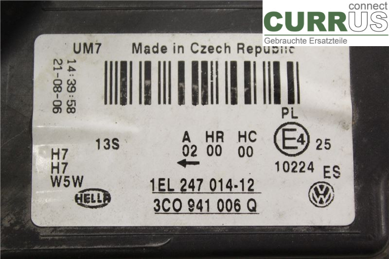 VW PASSAT      05-10 Manuelles 5-Gang-Getriebe  BVY