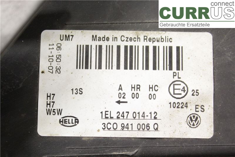 VW PASSAT      05-10 Manuelles 5-Gang-Getriebe 3C0 941 006 AA	 BLS