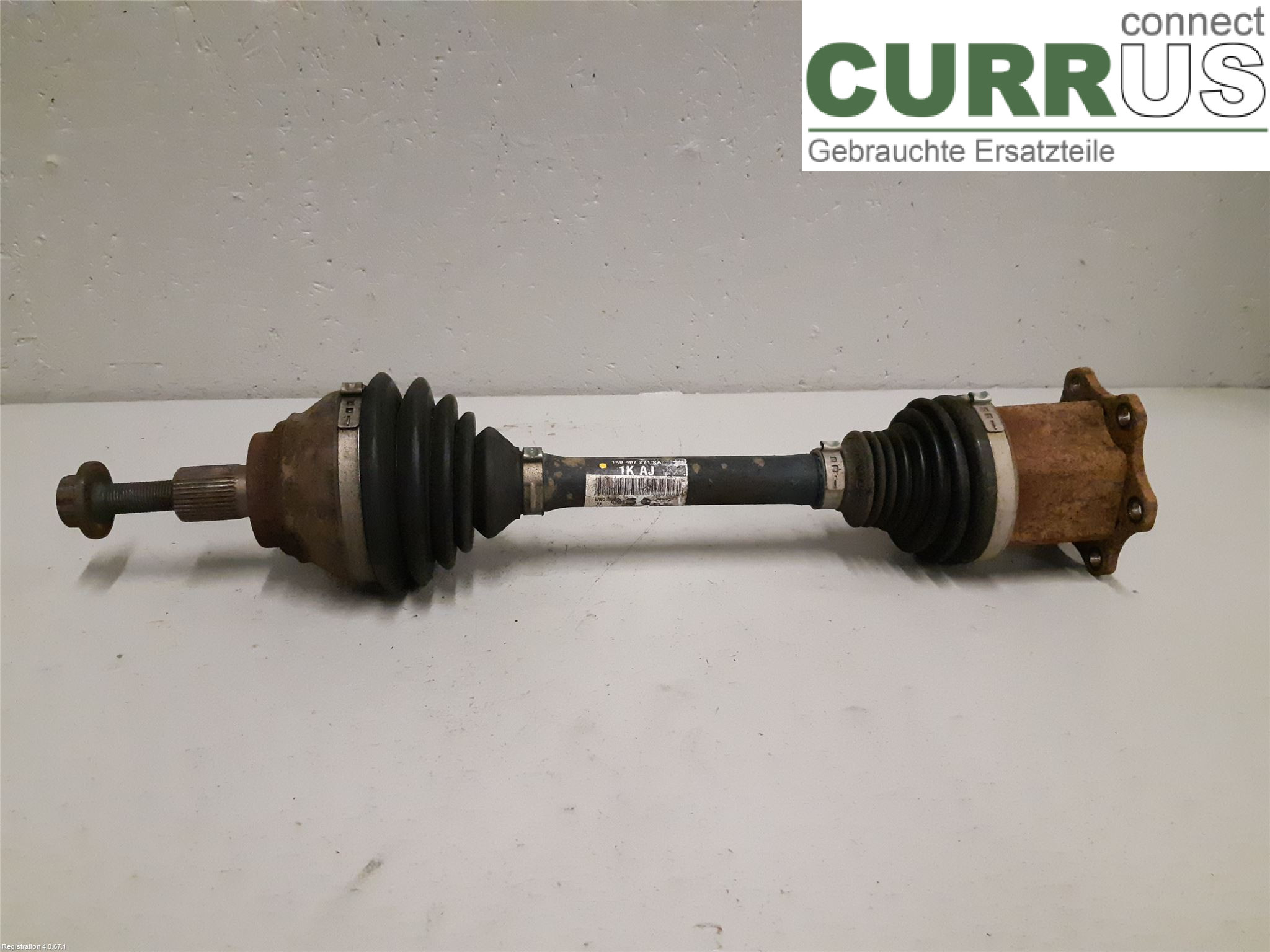 VW PASSAT  11-14 Front axle assembly (4WD) 1K0407763PX CFGB