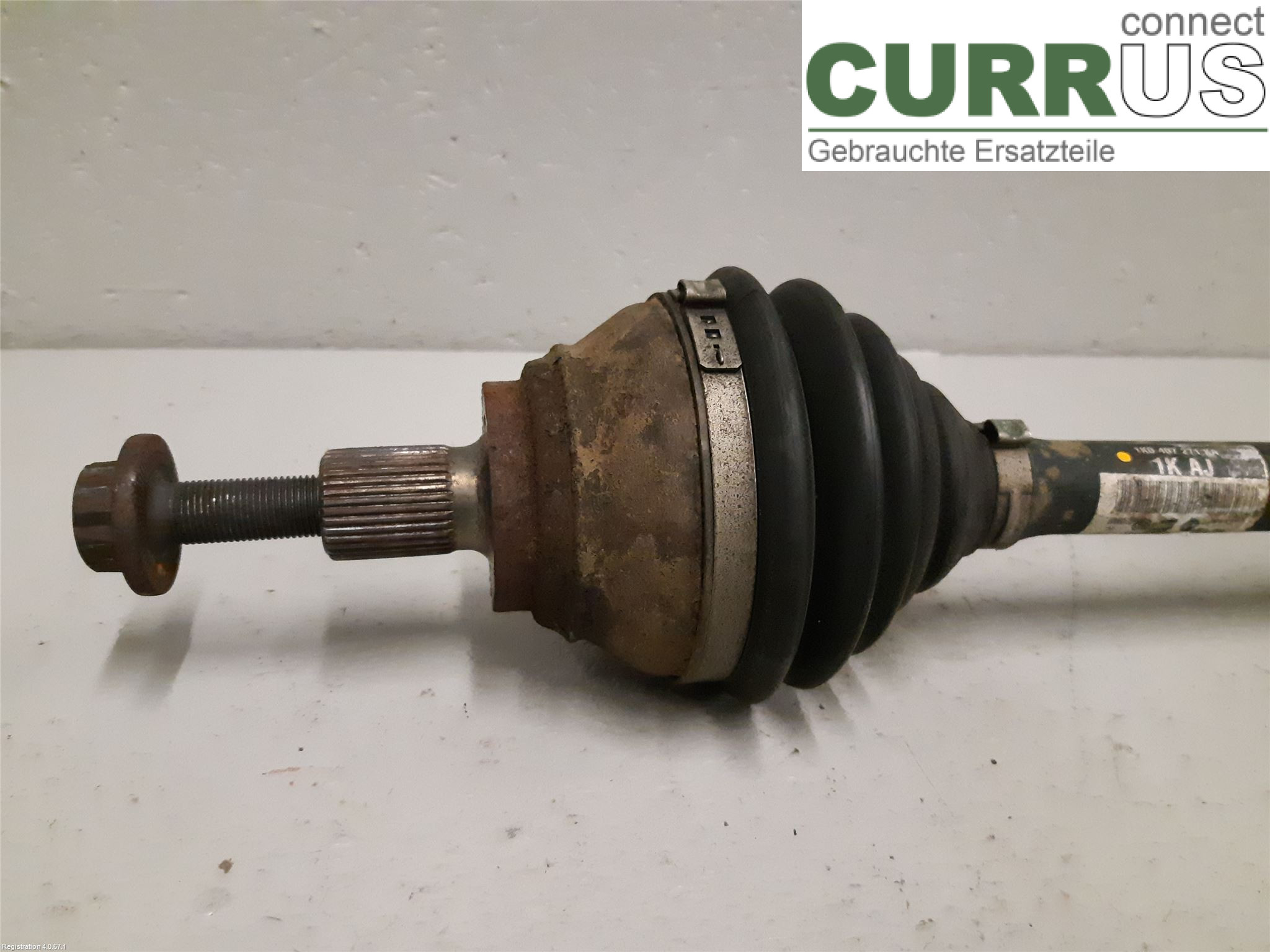 VW PASSAT  11-14 Front axle assembly (4WD) 1K0407763PX CFGB