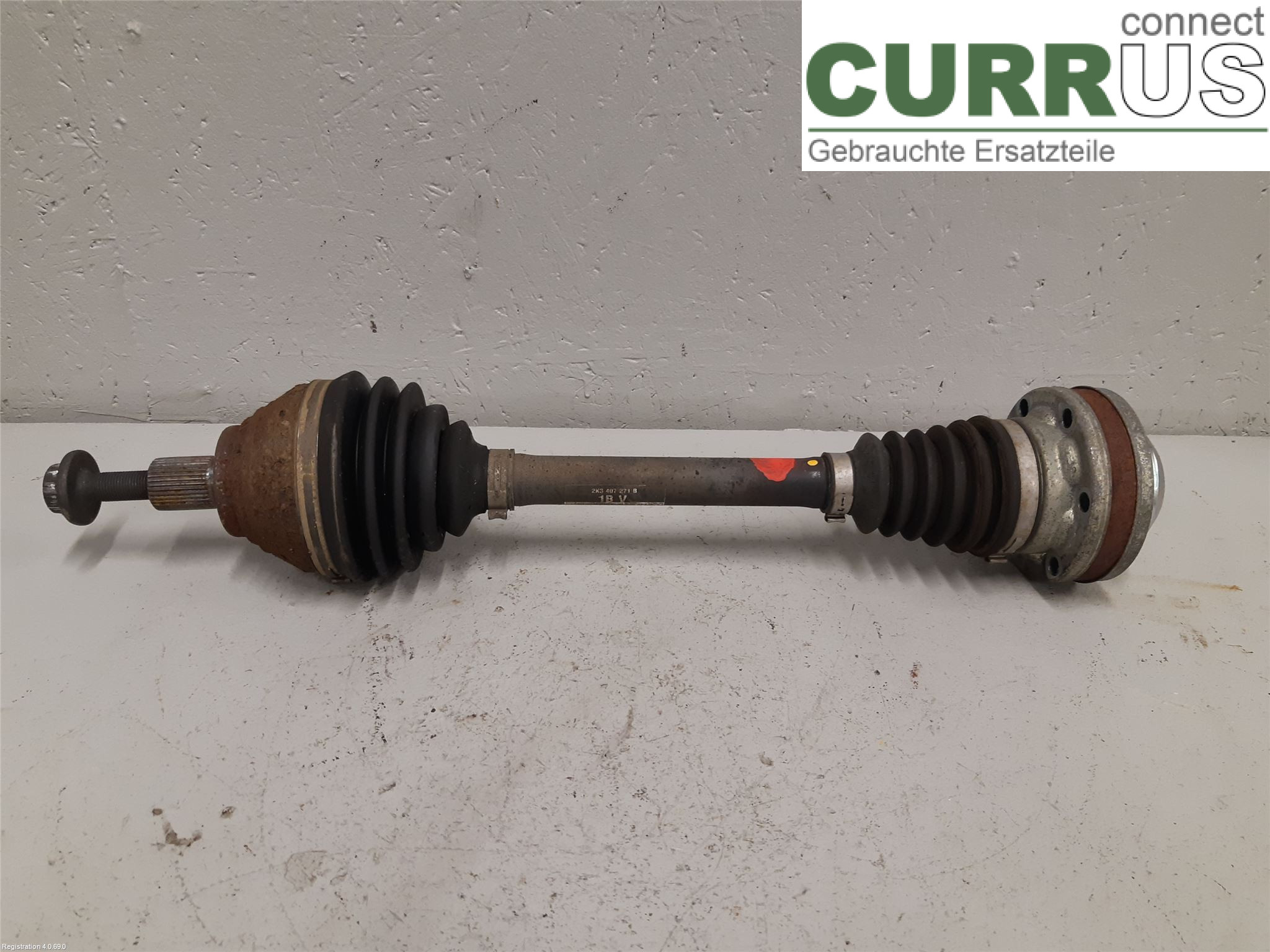SKODA OCTAVIA    05-13 Front axle assembly (4WD) 2K3407271B CDAA