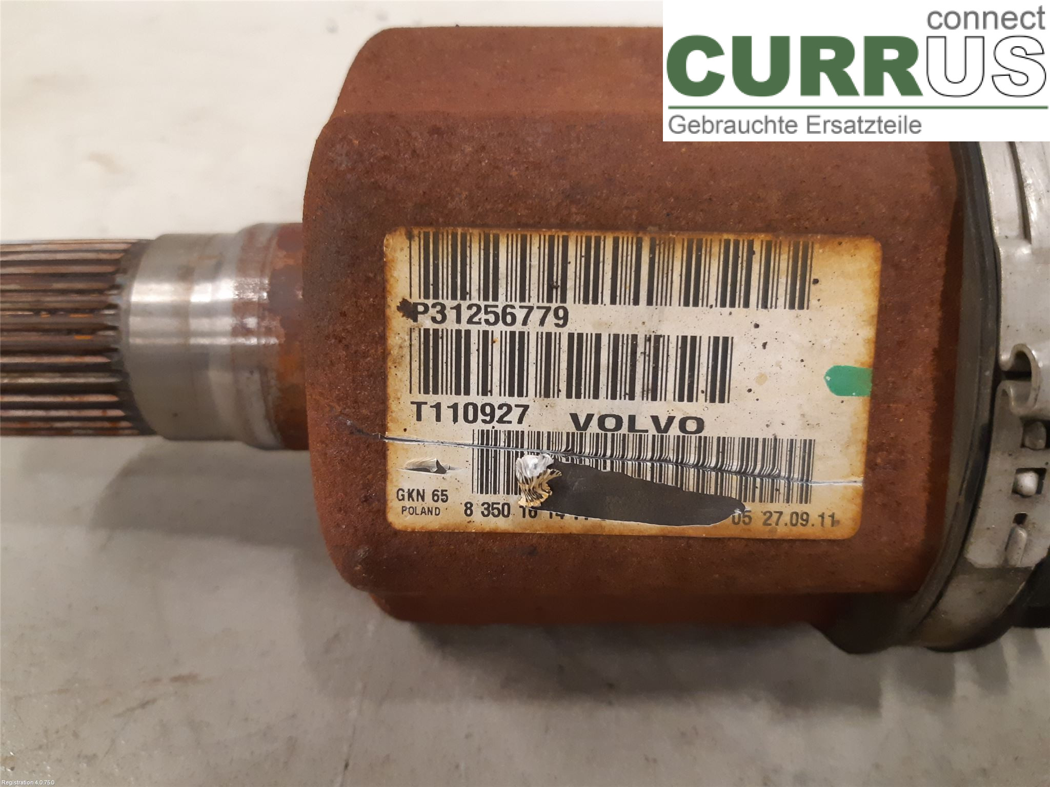 VOLVO V60 11-13 Front axle assembly (4WD) 36011288 D5204T3