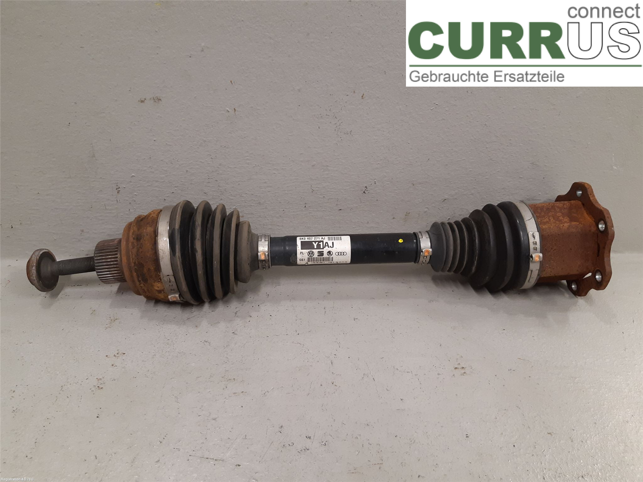 AUDI A4  12-15 Przedni most (4x4) 8K0407271AJ CSUA